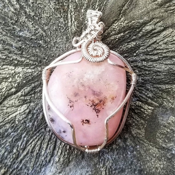 Krystal Perspective Jewelry - Peruvian Pink Opal Pendant